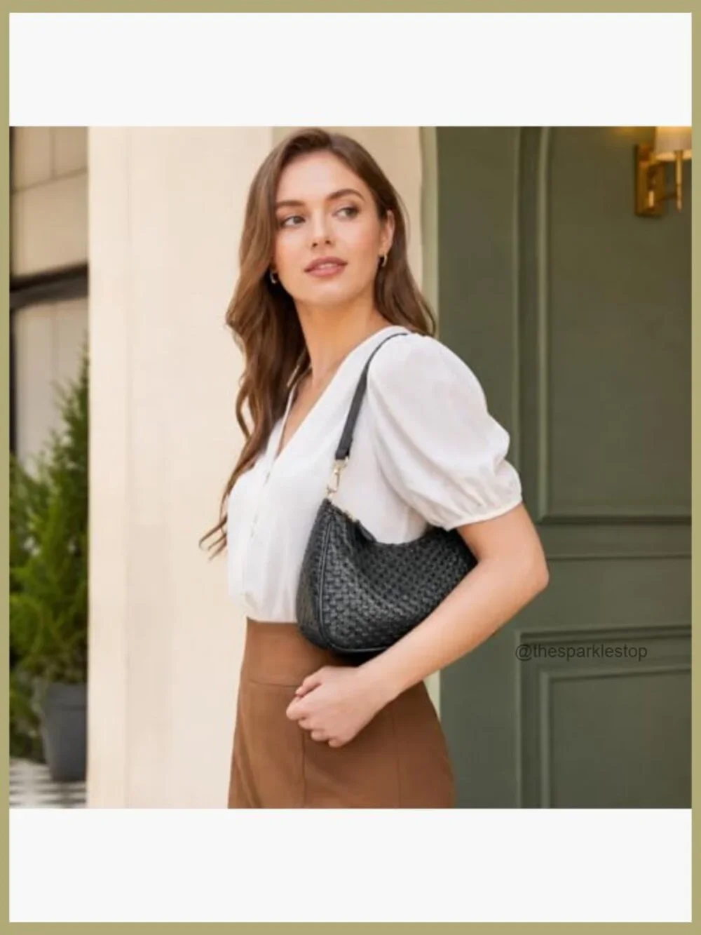 N/A woven shoulder